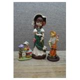 3 Vintage Figurines