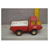 Vtg Tonka Tiny Red Pressed Steel Pickup Truck