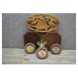 Wall Decor, Spun Glass Windmill