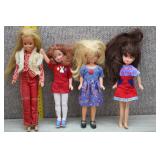 Lot of Mattel Dolls-Skipper, Chelsea, & Kelly