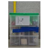 3-Pack Clear Storage Tote w/Christmas Ornaments