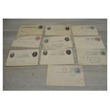 Vintage Postal Card Ephemera, Dated Early 1900's