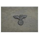 WW2 German Political Metal Eagle Cap Insignia