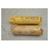 Paper Wrapper Holding $2 Worth of Canadian NIckels