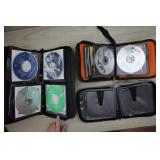 Three Portable Zippered CD Wallets