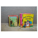 Vintage Children's Books, Some damage and tape.
