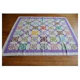 Ohio Star Quilt, Handmade, Hand Quilted
