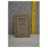 1972 Fordson Tractor Parts Price List Manual