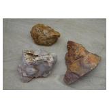 Lot of Assorted Agate/Chalcedony 4'