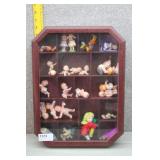1991 Galoob Magic Diaper Babies-Wood Display Case