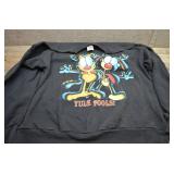 Garfield and Odie 'Yule Fools' XL Black Sweatshirt