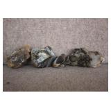 4 Agate/Chalcedony Specimens 4'