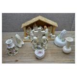 Nativity, Porcelain Decor, Trinket Box