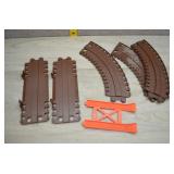 Vtg 1972 Mattel Putt Putt Railroad Toy Train Track