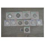 Assorted Vintage Canadian Coins
