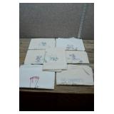 Hand Embroidered Tea-Towels