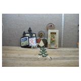Lot of Home Decor, Tile/Iron Trivets, etc