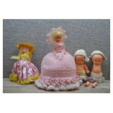 Crocheted ToiletPaperRoll Cover Doll,Kewpie Dolls,
