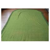 Green Chenille Bedspread