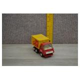 Vtg Tonka Tiny Red & Yellow Dump Truck Toy