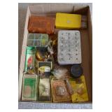 Vintage Fishing Tackle Lot-Lures,Hooks, & Spinners