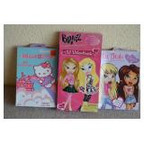 Sets of 32 Valentines Featuring Bratz, Hello Kitty