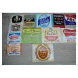 Vintage Beer and Whiskey Labels