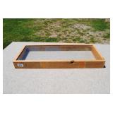 Rustic Wood & Glass Display Case/Shadowbox