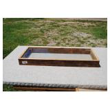 Rustic Wood & Glass Display Case/Shadowbox