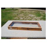 Rustic Wood & Glass Display Case/Shadowbox