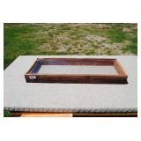 Rustic Wood & Glass Display Case/Shadowbox