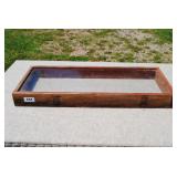 Rustic Wood & Glass Display Case/Shadowbox