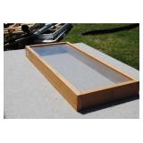 Rustic Wood & Glass Display Case/Shadowbox