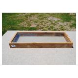 Rustic Wood & Glass Display Case/Shadowbox