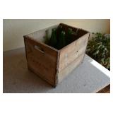 Vtg Canadian Dry Ginger Ale Wooden Beverage Crate