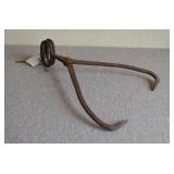 Antique Cast Iron IceTongs