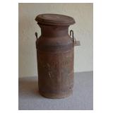 Vintage Hyde Park Rusty Metal Milk Can