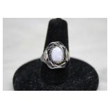 Sterling Silver Opal Ring