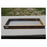 Rustic Wood & Glass Display Case/Shadowbox