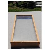 Rustic Wood & Glass Display Case/Shadowbox