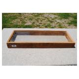 Rustic Wood & Glass Display Case/Shadowbox