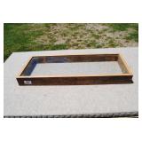 Rustic Wood & Glass Display Case/Shadowbox