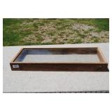 Rustic Wood & Glass Display Case/Shadowbox
