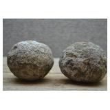2 Unbroken Geodes / Thundereggs