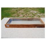 Rustic Wood & Glass Display Case/Shadowbox