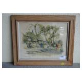 Quai des Grands Augustins Paris Print