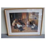 Harry Brooker Kitty's Tea Party Framed Art Print