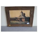 Fort Ross Russian Chapel Framed Wood Art Print