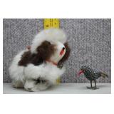 Wind-Up Toy Dog-Japan, Tibetan Brass Bird Figure