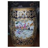 Chinese Porcelain Garden Stool 'Famille Rose'